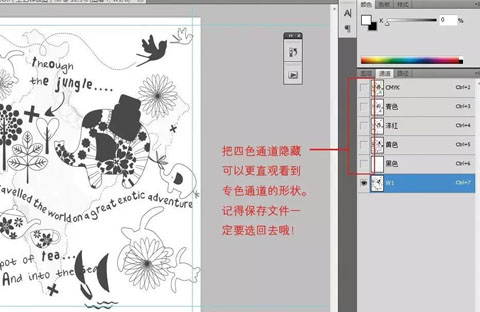 uv打印機白色專色通道怎么做